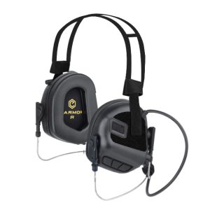 Earmor - Aktywne ochronniki słuchu M31N-Mark3 MilPro - MIL-STD-416 - Czarny - M31NMARK-BK-1