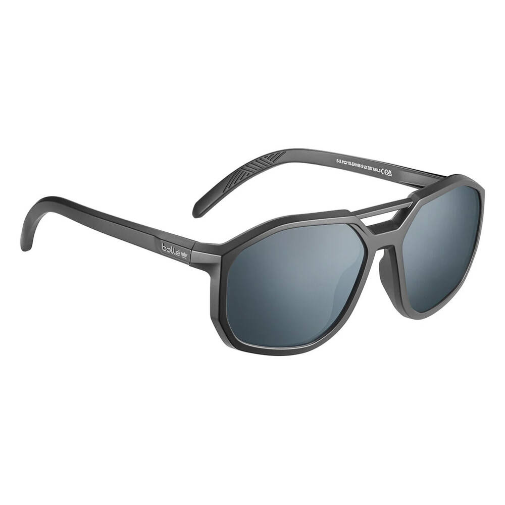 Bolle Safety - Okulary ochronne Altus Silver Flash Polarized Lens - Czarne - ALTUST50M-1