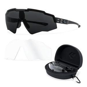Gatorz - Okulary balistyczne Blastshield B2 - ANSI Z87+ - Dwa wizjery - Anti-Fog - GZ-16-396-1