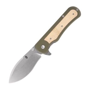 Gerber - Nóż składany Confidant - 440A - Nessmuk - G10 - Zielony OD - 1066477-1