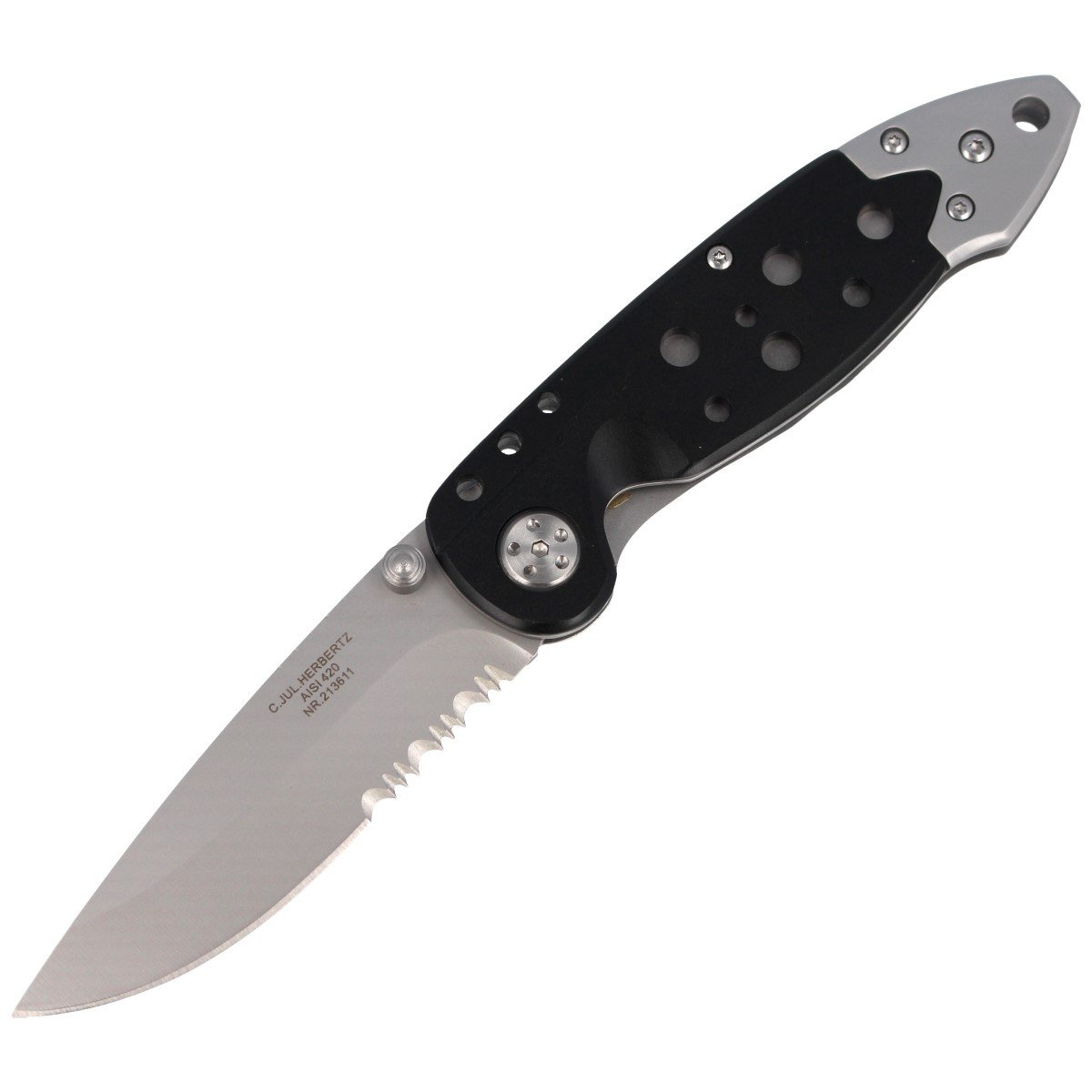 Nóż Herbertz Solingen Drop Point Folder 82mm (213611) 1 Nóż Herbertz Solingen Drop Point Folder 82mm (213611)-1