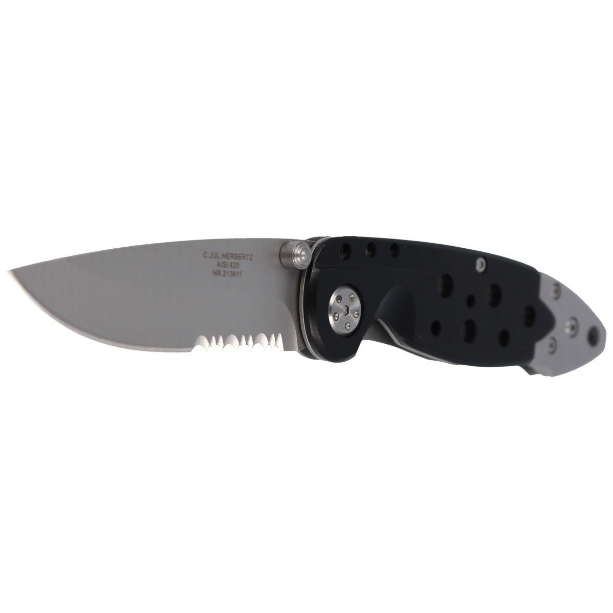 Nóż Herbertz Solingen Drop Point Folder 82mm (213611) 2 Nóż Herbertz Solingen Drop Point Folder 82mm (213611)-2
