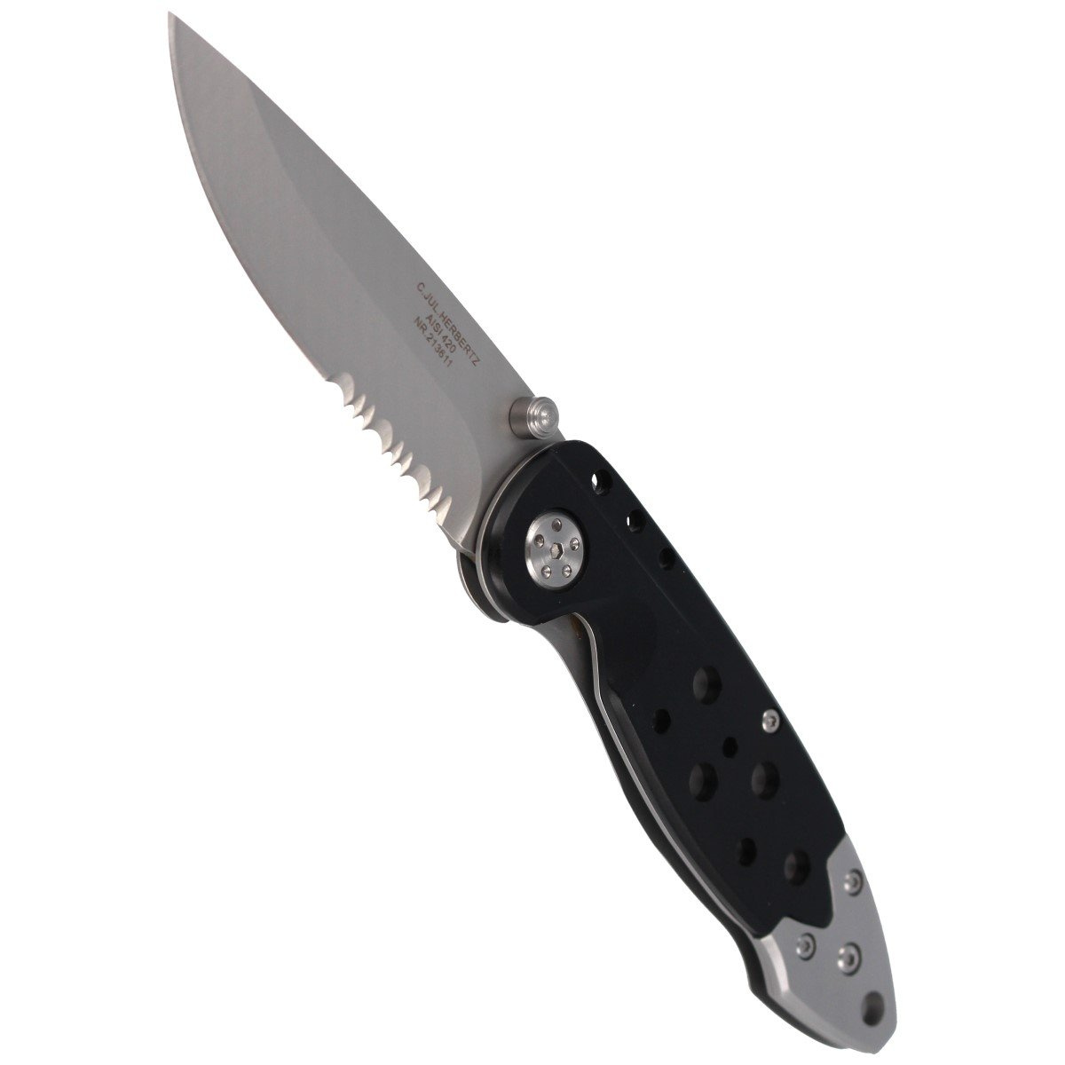 Nóż Herbertz Solingen Drop Point Folder 82mm (213611) 4 Nóż Herbertz Solingen Drop Point Folder 82mm (213611)-4