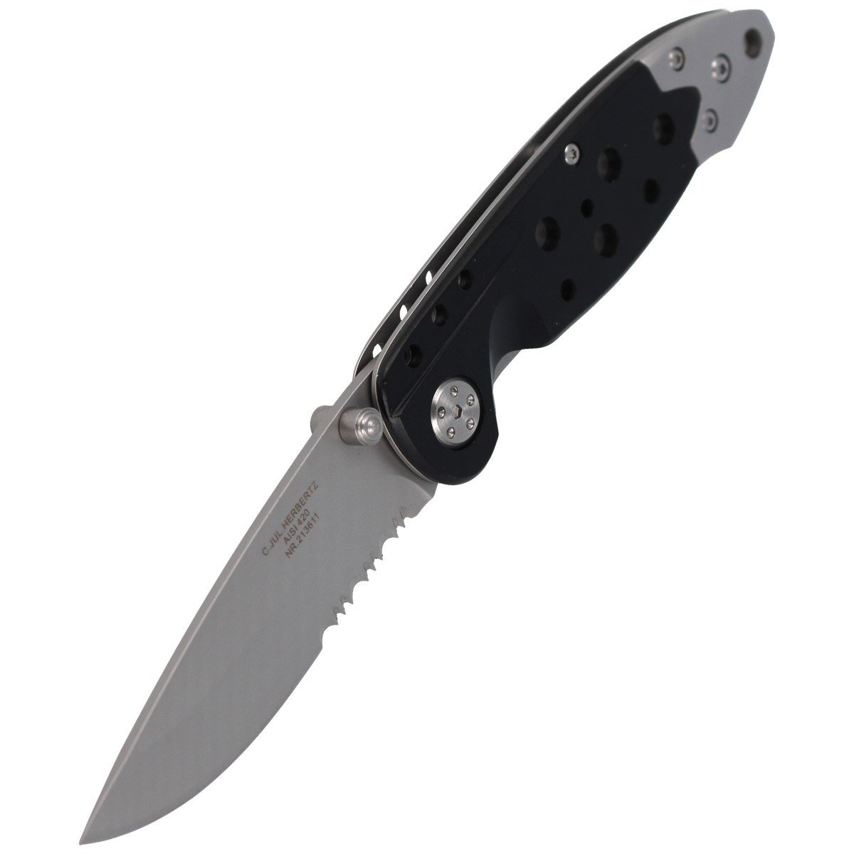 Nóż Herbertz Solingen Drop Point Folder 82mm (213611) 5 Nóż Herbertz Solingen Drop Point Folder 82mm (213611)-5