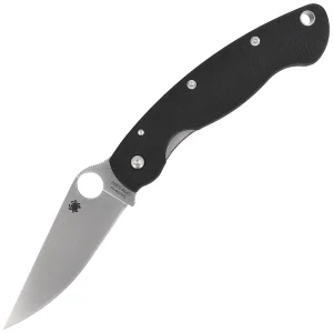 Nóż składany Spyderco Military Black G10, Satin CPM S30V by Sal Glesser (C36GPE)-1