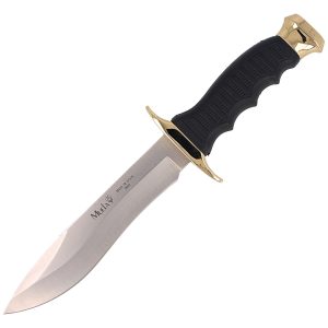 Nóż Muela 85-160 Black Rubber, Satin 420H-1