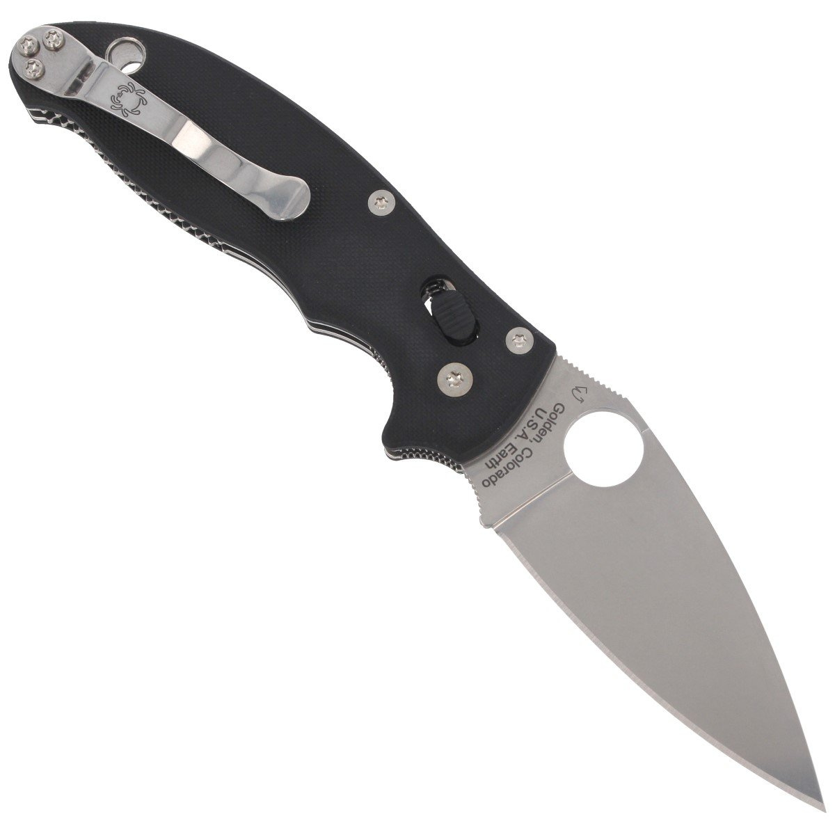 Nóż składany Spyderco Manix 2 Black G10, Satin CPM S30V by Eric Glesser (C101GP2) 3 Nóż składany Spyderco Manix 2 Black G10, Satin CPM S30V by Eric Glesser (C101GP2)-3