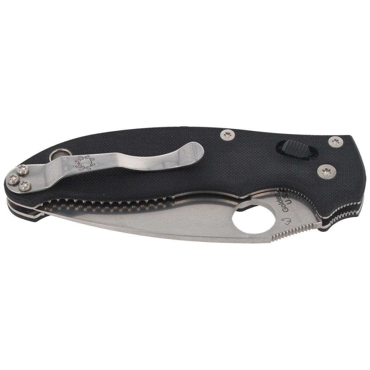 Nóż składany Spyderco Manix 2 Black G10, Satin CPM S30V by Eric Glesser (C101GP2) 6 Nóż składany Spyderco Manix 2 Black G10, Satin CPM S30V by Eric Glesser (C101GP2)-6