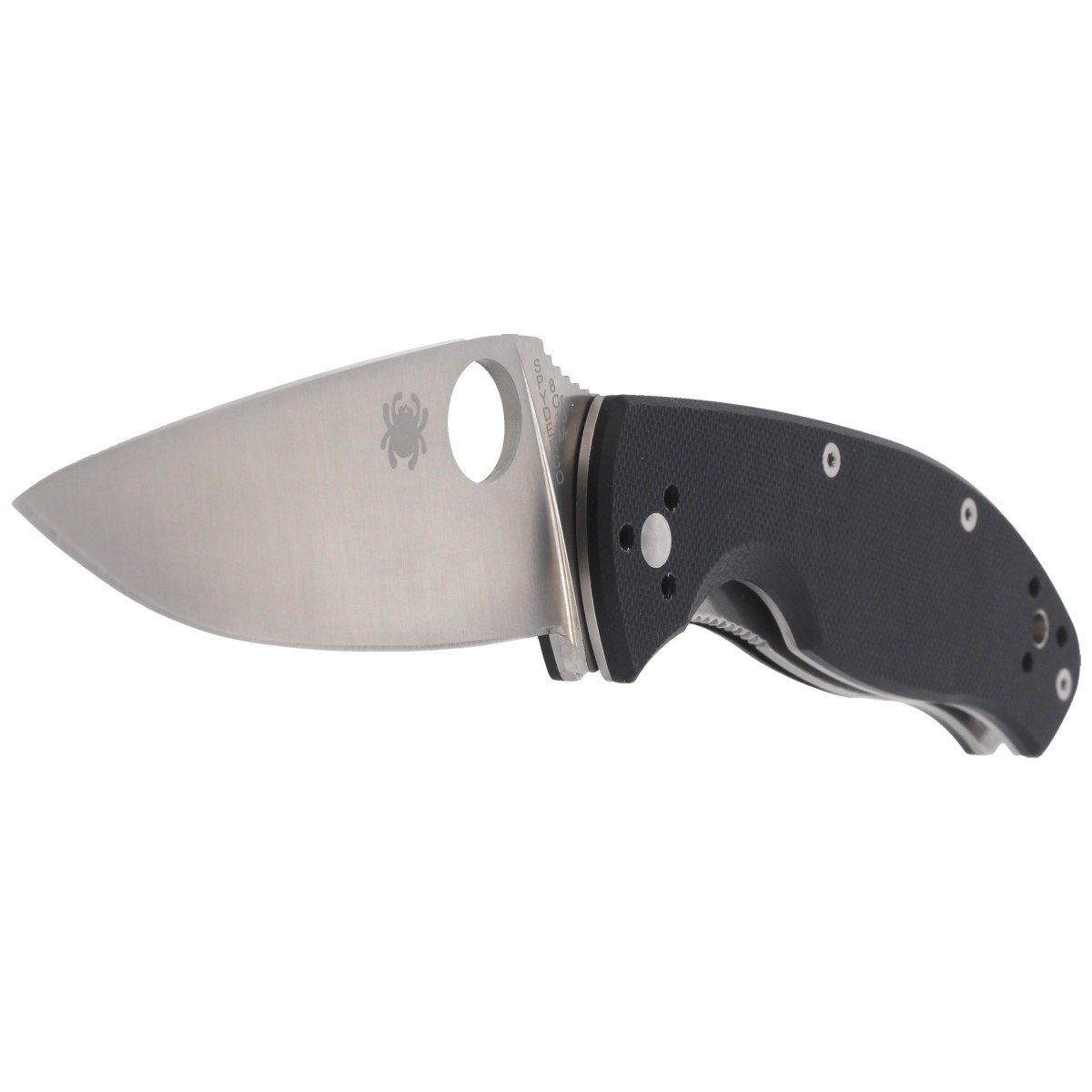Nóż składany Spyderco Tenacious Black G10, Satin 8Cr13MoV by Eric Glesser (C122GP) 2 Nóż składany Spyderco Tenacious Black G10, Satin 8Cr13MoV by Eric Glesser (C122GP)-2