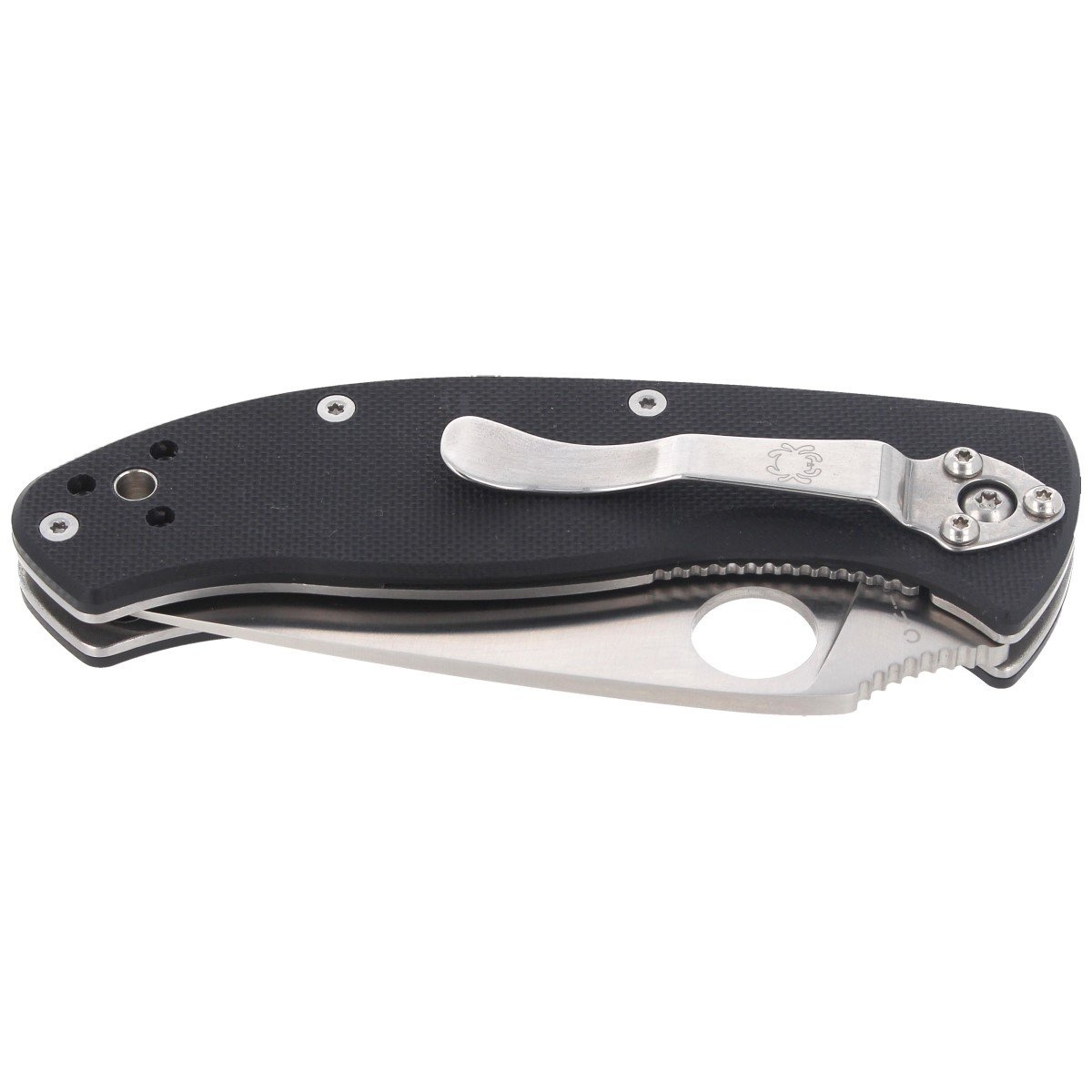 Nóż składany Spyderco Tenacious Black G10, Satin 8Cr13MoV by Eric Glesser (C122GP) 6 Nóż składany Spyderco Tenacious Black G10, Satin 8Cr13MoV by Eric Glesser (C122GP)-6