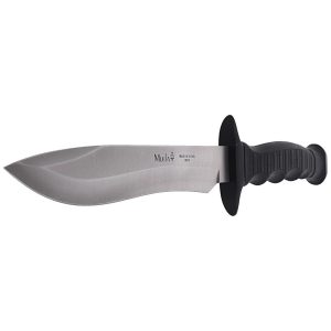 Nóż Muela 85-181 Black Rubber, Satin 420H-1