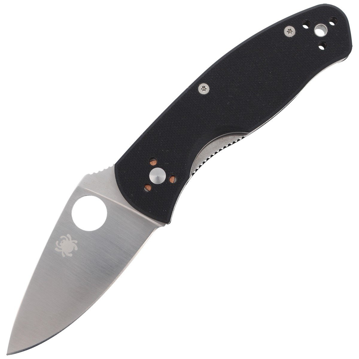Nóż składany Spyderco Persistence G-10 Black Plain (C136GP) 1 Nóż składany Spyderco Persistence G-10 Black Plain (C136GP)-1