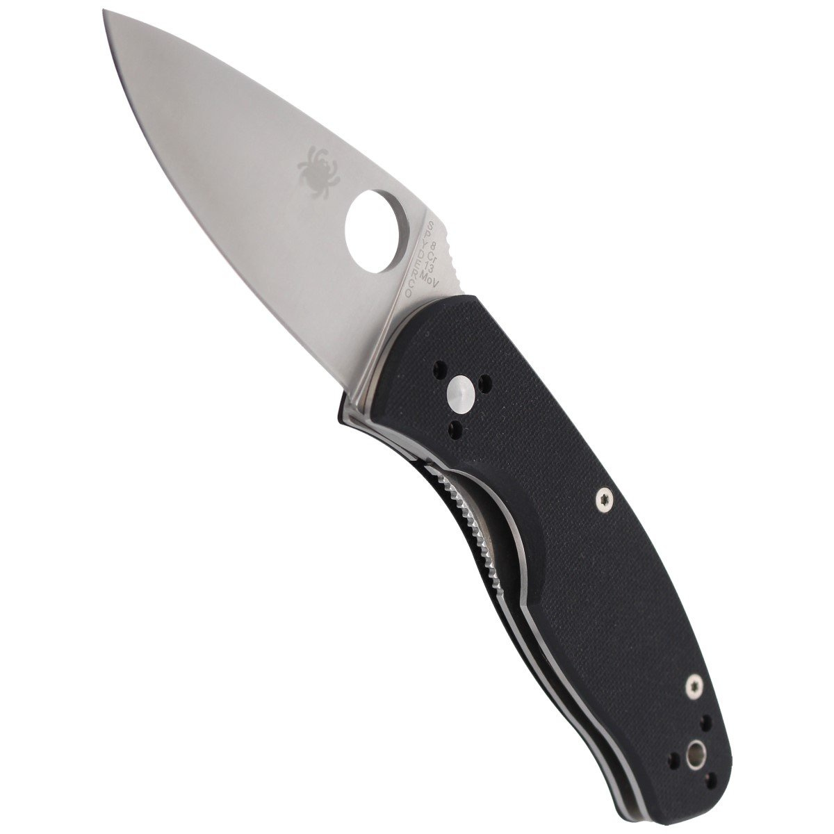 Nóż składany Spyderco Persistence G-10 Black Plain (C136GP) 4 Nóż składany Spyderco Persistence G-10 Black Plain (C136GP)-4