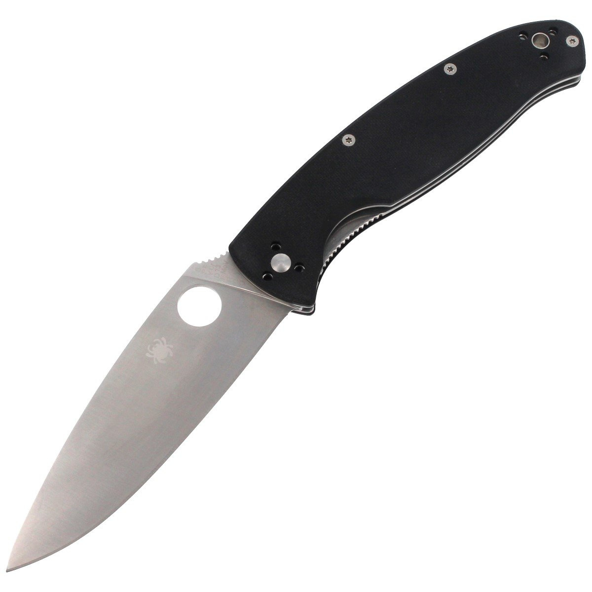 Nóż Spyderco Resilience G-10 Black Plain (C142GP) 1 Nóż Spyderco Resilience G-10 Black Plain (C142GP)-1