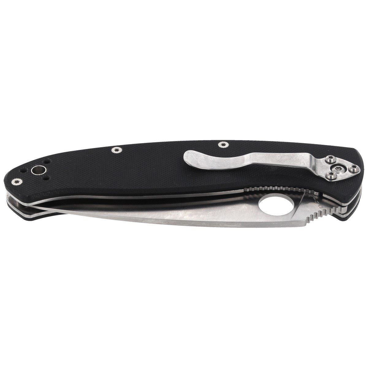 Nóż Spyderco Resilience G-10 Black Plain (C142GP) 6 Nóż Spyderco Resilience G-10 Black Plain (C142GP)-6