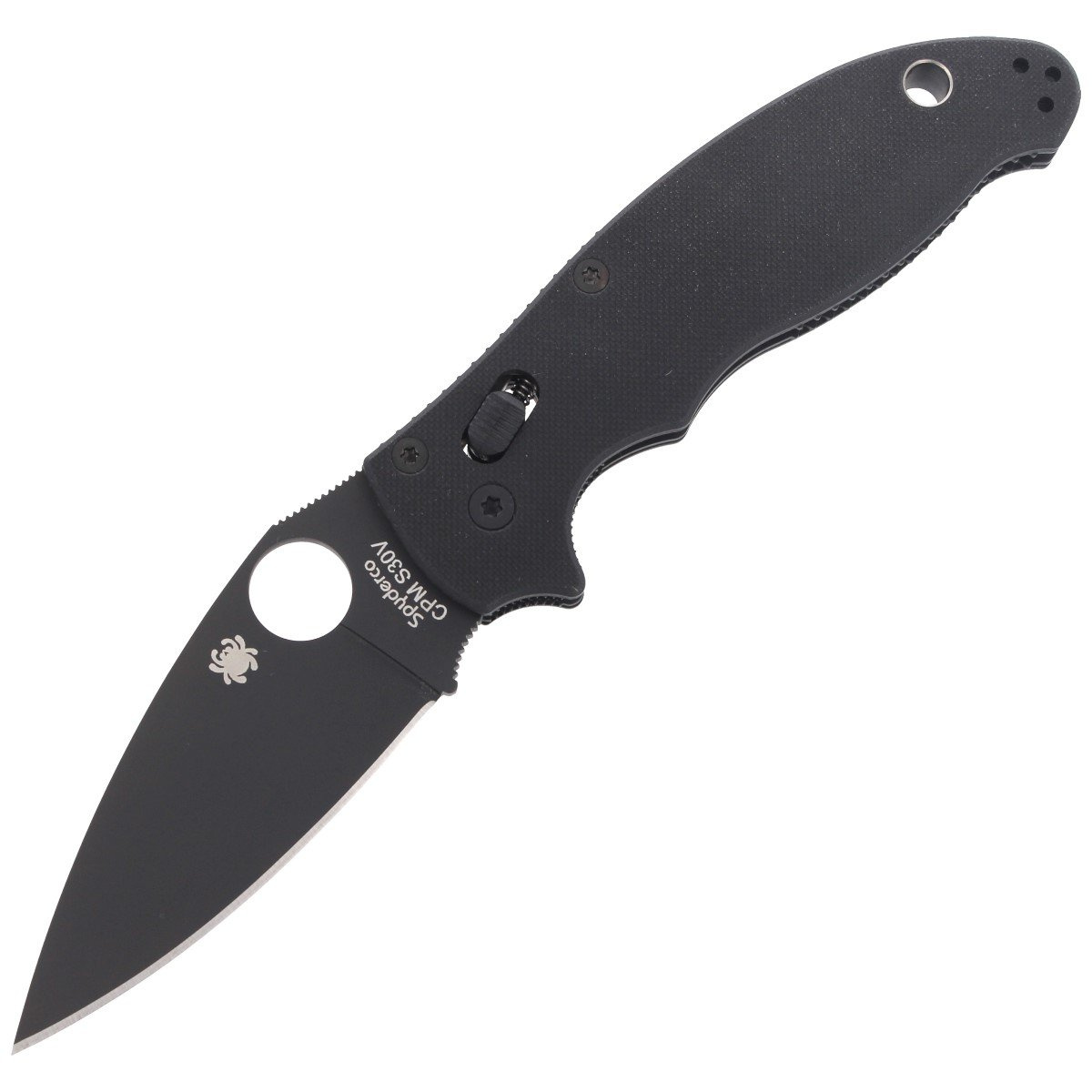 Nóż składany Spyderco Manix 2 G-10 Black / Black Blade (C101GPBBK2) 1 Nóż składany Spyderco Manix 2 G-10 Black / Black Blade (C101GPBBK2)-1