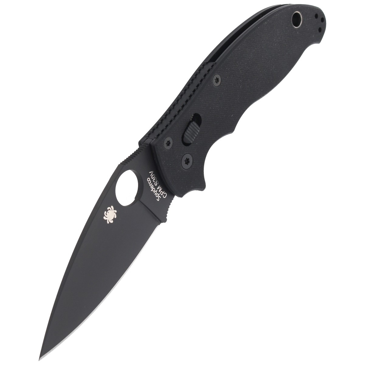 Nóż składany Spyderco Manix 2 G-10 Black / Black Blade (C101GPBBK2) 5 Nóż składany Spyderco Manix 2 G-10 Black / Black Blade (C101GPBBK2)-5