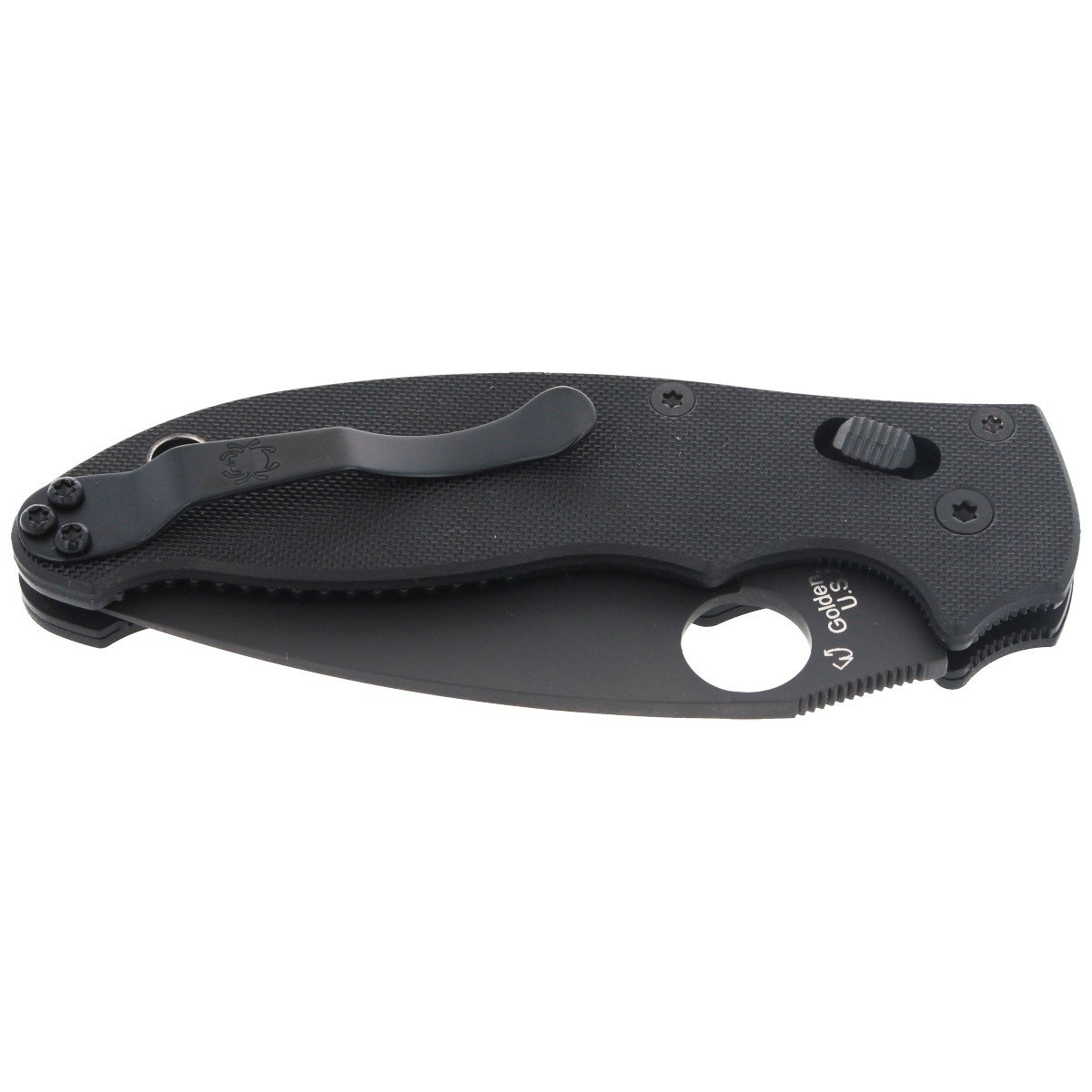 Nóż składany Spyderco Manix 2 G-10 Black / Black Blade (C101GPBBK2) 6 Nóż składany Spyderco Manix 2 G-10 Black / Black Blade (C101GPBBK2)-6