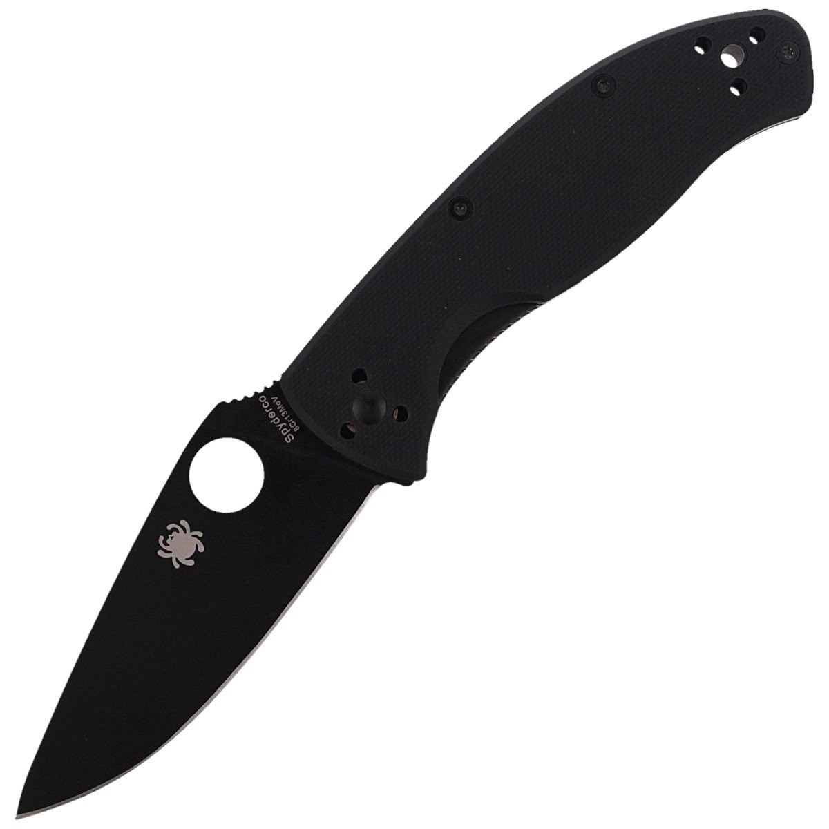 Nóż składany Spyderco Tenacious Black G10, Black 8Cr13MoV by Eric Glesser (C122GBBKP) 1 Nóż składany Spyderco Tenacious Black G10, Black 8Cr13MoV by Eric Glesser (C122GBBKP)-1