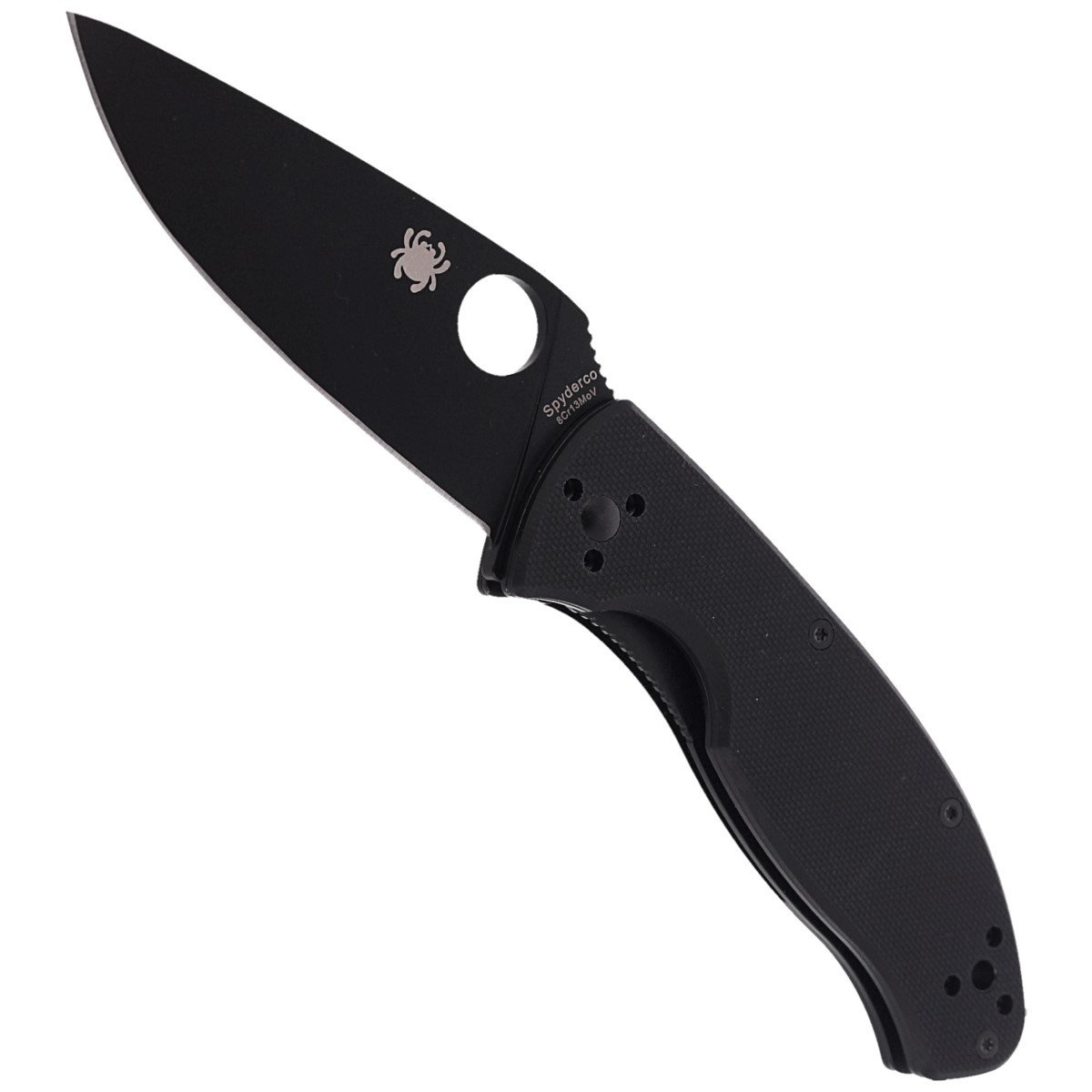 Nóż składany Spyderco Tenacious Black G10, Black 8Cr13MoV by Eric Glesser (C122GBBKP) 2 Nóż składany Spyderco Tenacious Black G10, Black 8Cr13MoV by Eric Glesser (C122GBBKP)-2