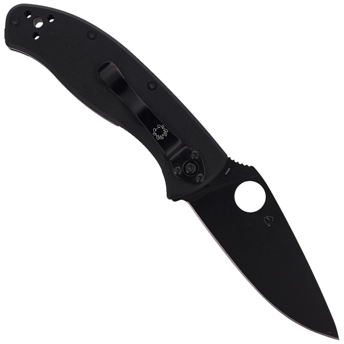 Nóż składany Spyderco Tenacious Black G10, Black 8Cr13MoV by Eric Glesser (C122GBBKP) 6 Nóż składany Spyderco Tenacious Black G10, Black 8Cr13MoV by Eric Glesser (C122GBBKP)-6