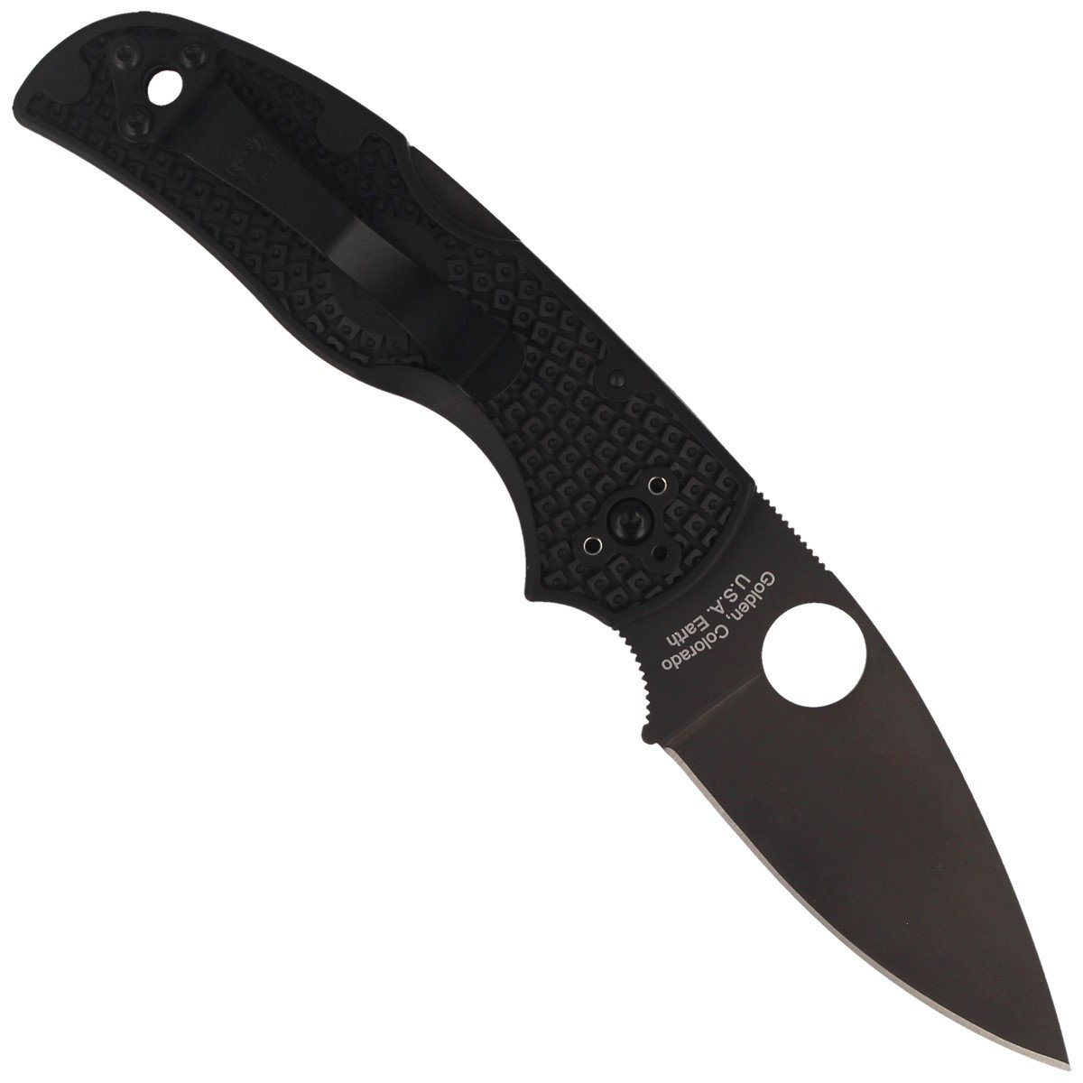 Nóż składany Spyderco Native 5 Lightweight Black FRN, Black DLC CPM S30V by Sal Glesser (C41PBBK5) 3 Nóż składany Spyderco Native 5 Lightweight Black FRN, Black DLC CPM S30V by Sal Glesser (C41PBBK5)-3