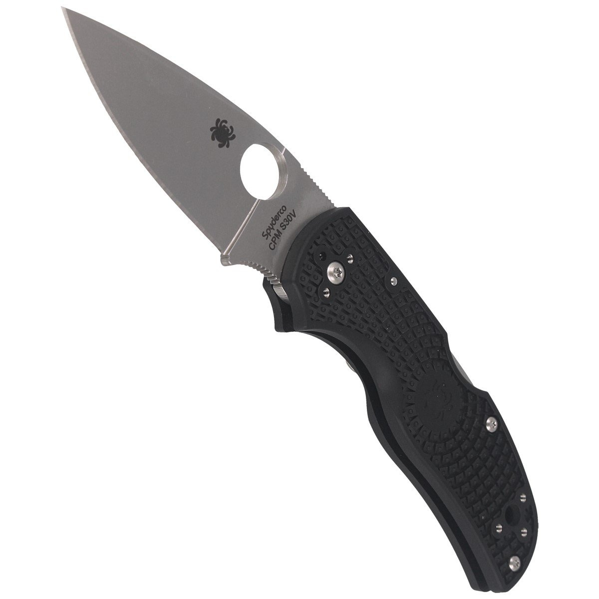 Nóż składany Spyderco Native 5 Black FRN, Satin CPM S30V by Sal Glesser (C41PBK5) 4 Nóż składany Spyderco Native 5 Black FRN, Satin CPM S30V by Sal Glesser (C41PBK5)-4