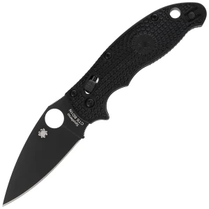 Nóż Spyderco Manix 2 Lightweight Black Blade Plain (C101PBBK2)-1