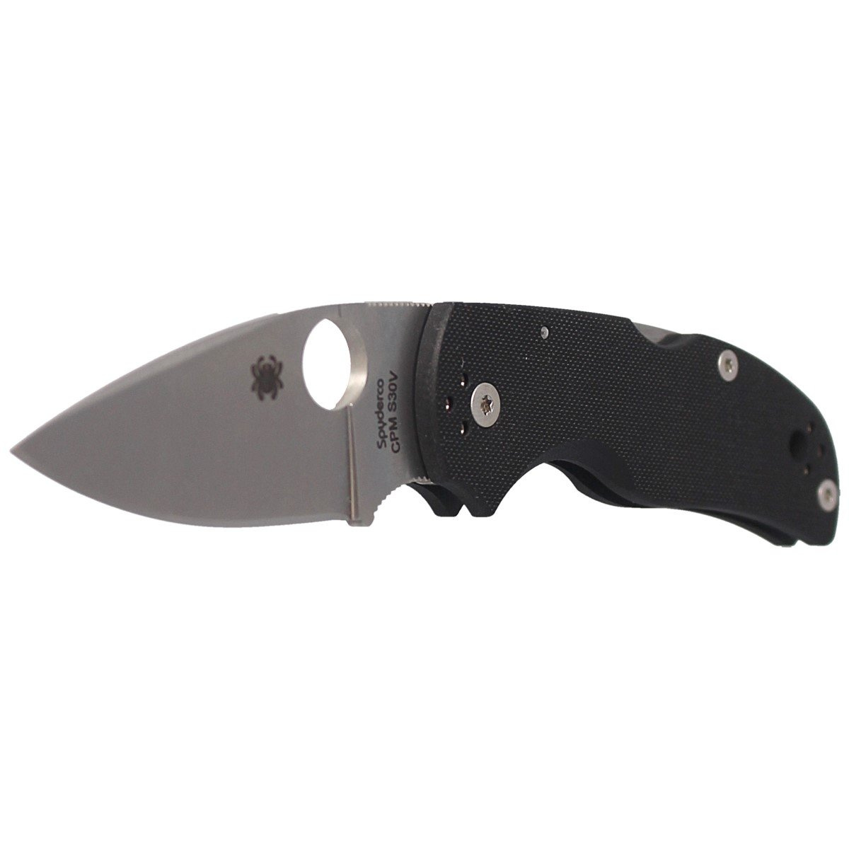 Nóż składany Spyderco Native 5 Black G10, Satin CPM S30V by Sal Glesser (C41GP5) 2 Nóż składany Spyderco Native 5 Black G10, Satin CPM S30V by Sal Glesser (C41GP5)-2