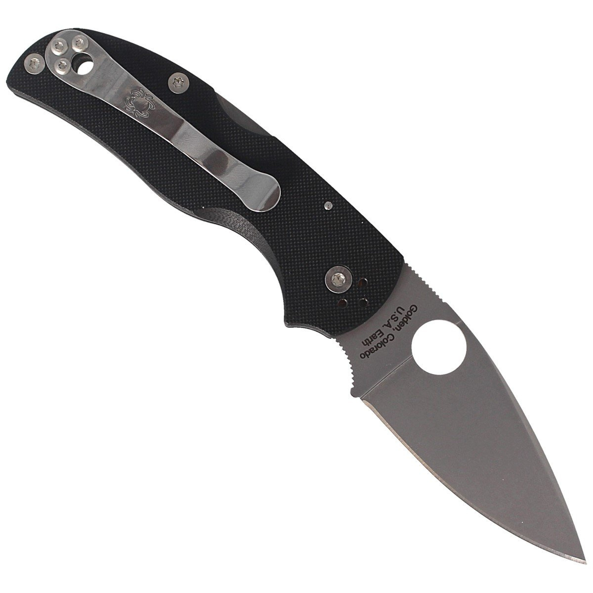 Nóż składany Spyderco Native 5 Black G10, Satin CPM S30V by Sal Glesser (C41GP5) 3 Nóż składany Spyderco Native 5 Black G10, Satin CPM S30V by Sal Glesser (C41GP5)-3