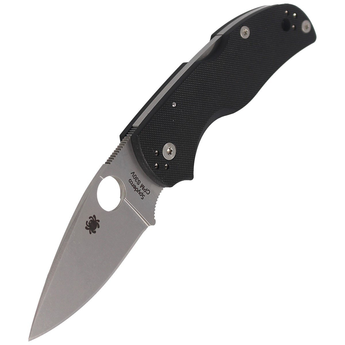 Nóż składany Spyderco Native 5 Black G10, Satin CPM S30V by Sal Glesser (C41GP5) 6 Nóż składany Spyderco Native 5 Black G10, Satin CPM S30V by Sal Glesser (C41GP5)-6