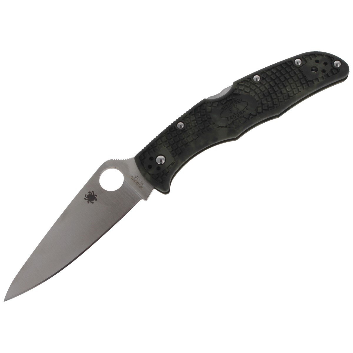Nóż Spyderco Endura 4 FRN Zome Green Plain (C10ZFPGR) 2 Nóż Spyderco Endura 4 FRN Zome Green Plain (C10ZFPGR)-2