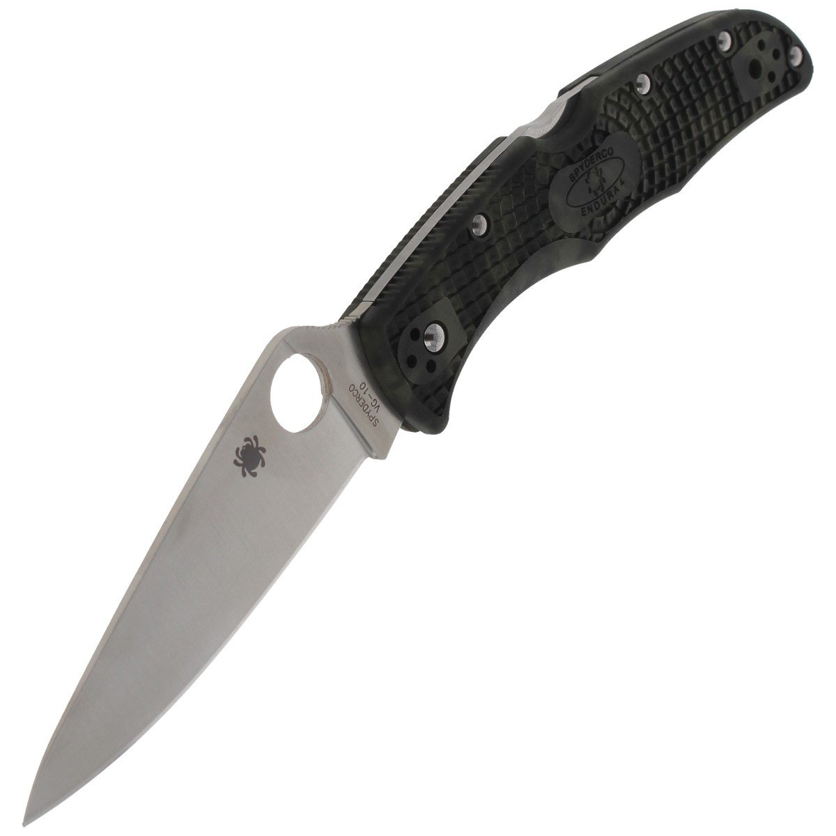 Nóż Spyderco Endura 4 FRN Zome Green Plain (C10ZFPGR) 4 Nóż Spyderco Endura 4 FRN Zome Green Plain (C10ZFPGR)-4