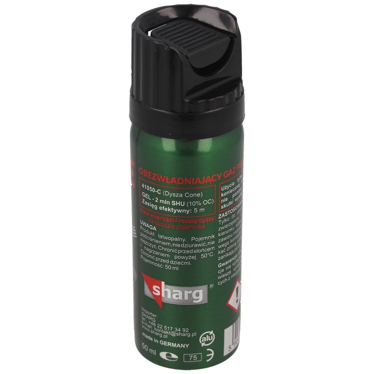 Gaz pieprzowy Sharg Defence Nato Gel 2mln SHU 50ml Cone (41050-C) 3 Gaz pieprzowy Sharg Defence Nato Gel 2mln SHU 50ml Cone (41050-C)-3