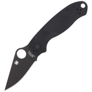 Nóż składany Spyderco Para 3 G-10 Black / Black Blade Plain (C223GPBK)-1