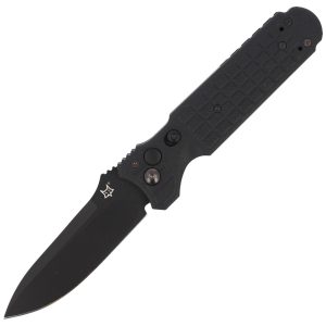 Nóż automatyczny Fox Predator II 2F Full Auto Black FRN, Black Idroglider N690Co (FX-448 B)-1