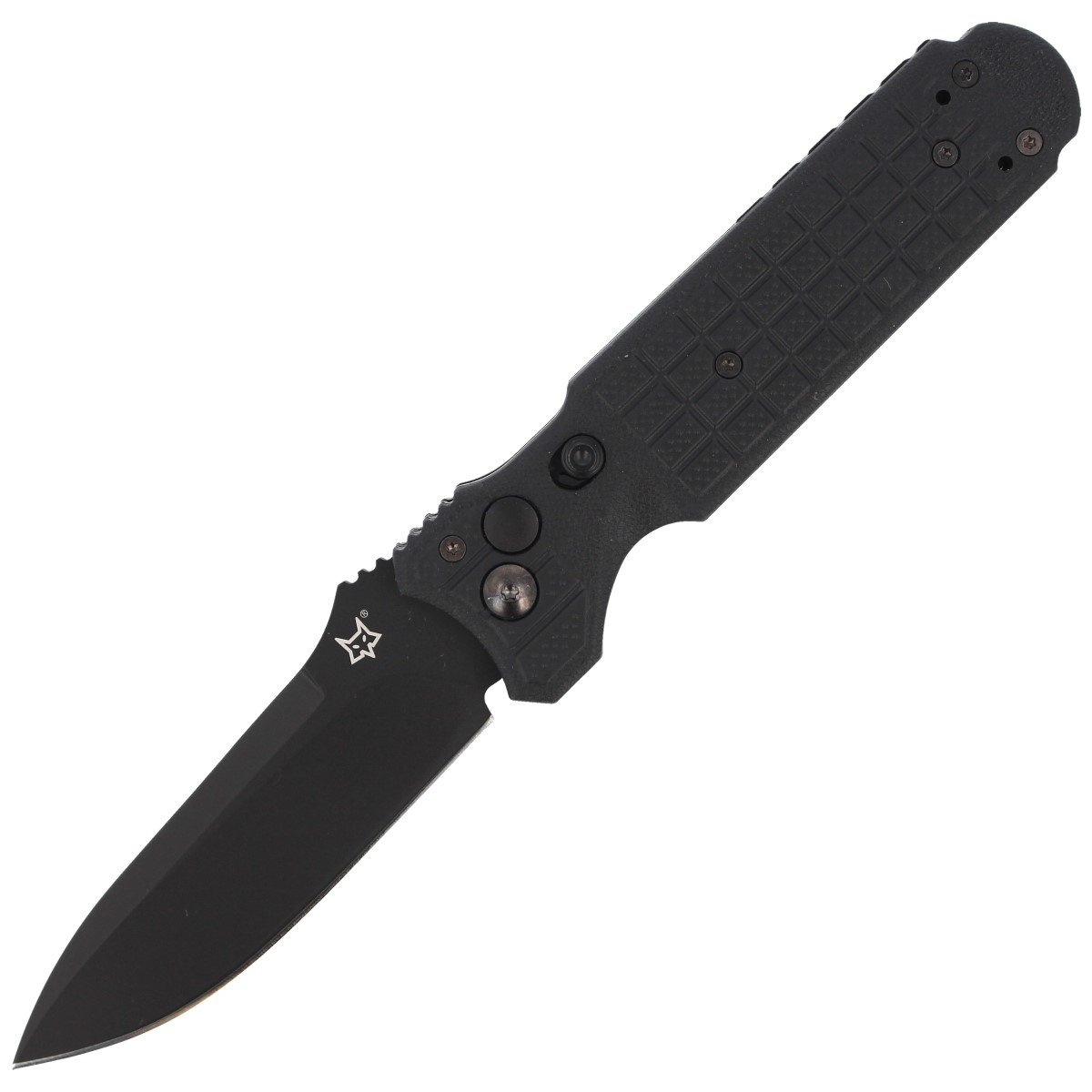 Nóż automatyczny Fox Predator II 2F Full Auto Black FRN, Black Idroglider N690Co (FX-448 B) 1 Nóż automatyczny Fox Predator II 2F Full Auto Black FRN, Black Idroglider N690Co (FX-448 B)-1