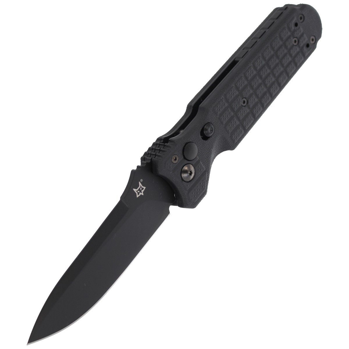 Nóż automatyczny Fox Predator II 2F Full Auto Black FRN, Black Idroglider N690Co (FX-448 B) 6 Nóż automatyczny Fox Predator II 2F Full Auto Black FRN, Black Idroglider N690Co (FX-448 B)-6