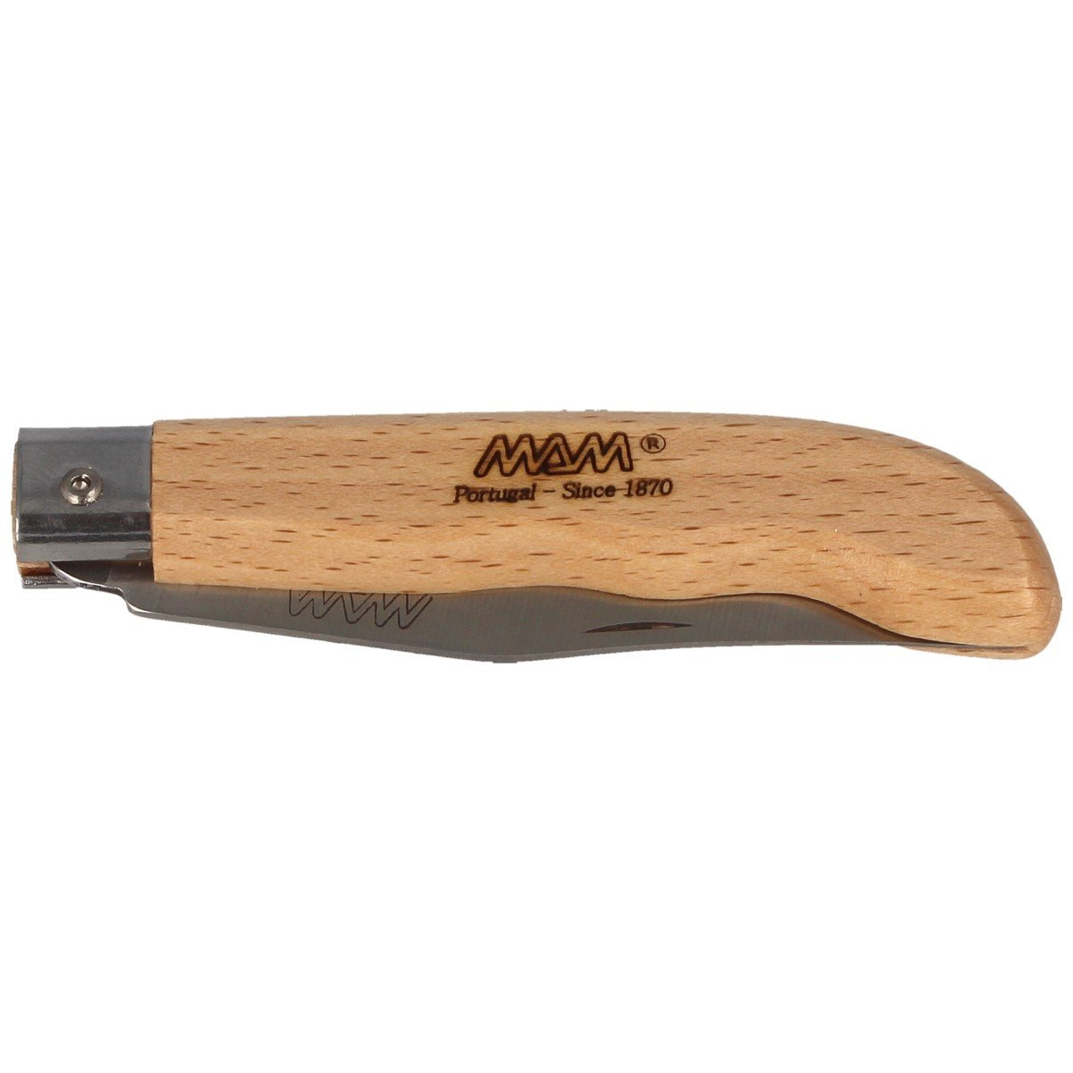 Nóż składany MAM Sportive Light Beech Wood 83mm (2045-LW) 6 Nóż składany MAM Sportive Light Beech Wood 83mm (2045-LW)-6