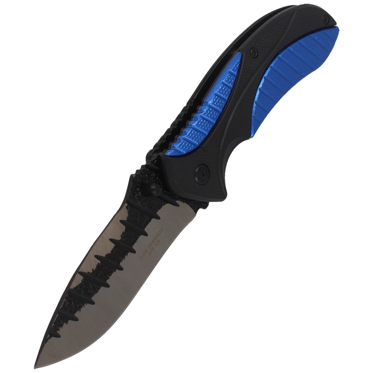 Nóż składany Herbertz Solingen Hit Blue/Black Aluminium/Plastic, Satin/Forged (588212) 5 Nóż składany Herbertz Solingen Hit Blue/Black Aluminium/Plastic, Satin/Forged (588212)-5