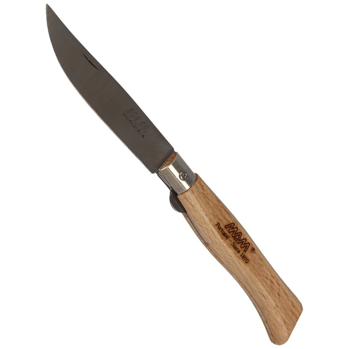 Nóż składany MAM Douro z blokadą, Light Beech Wood 83mm (2082-LW) 4 Nóż składany MAM Douro z blokadą, Light Beech Wood 83mm (2082-LW)-4