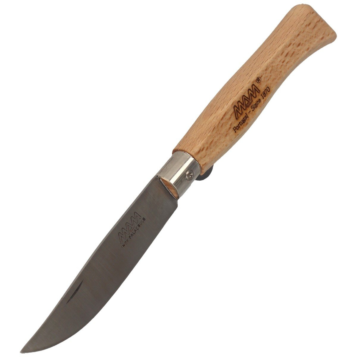 Nóż składany MAM Douro z blokadą, Light Beech Wood 83mm (2082-LW) 5 Nóż składany MAM Douro z blokadą, Light Beech Wood 83mm (2082-LW)-5