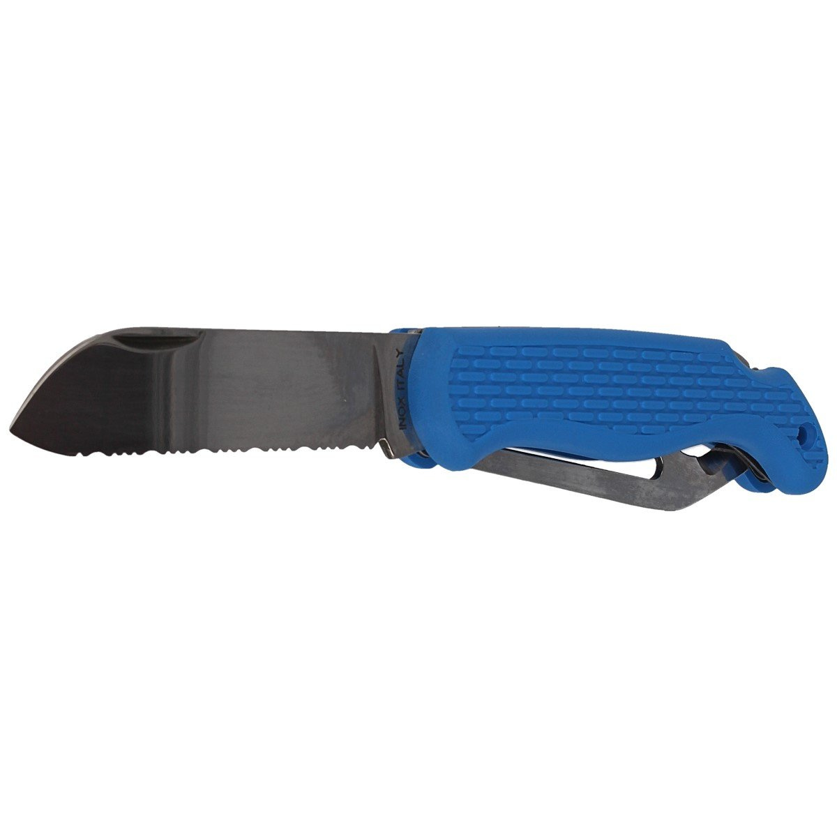 Nóż żeglarski MAC Boat 2 Blue PP-TPE, Satin W 1.4034 2 Nóż żeglarski MAC Boat 2 Blue PP-TPE, Satin W 1.4034-2