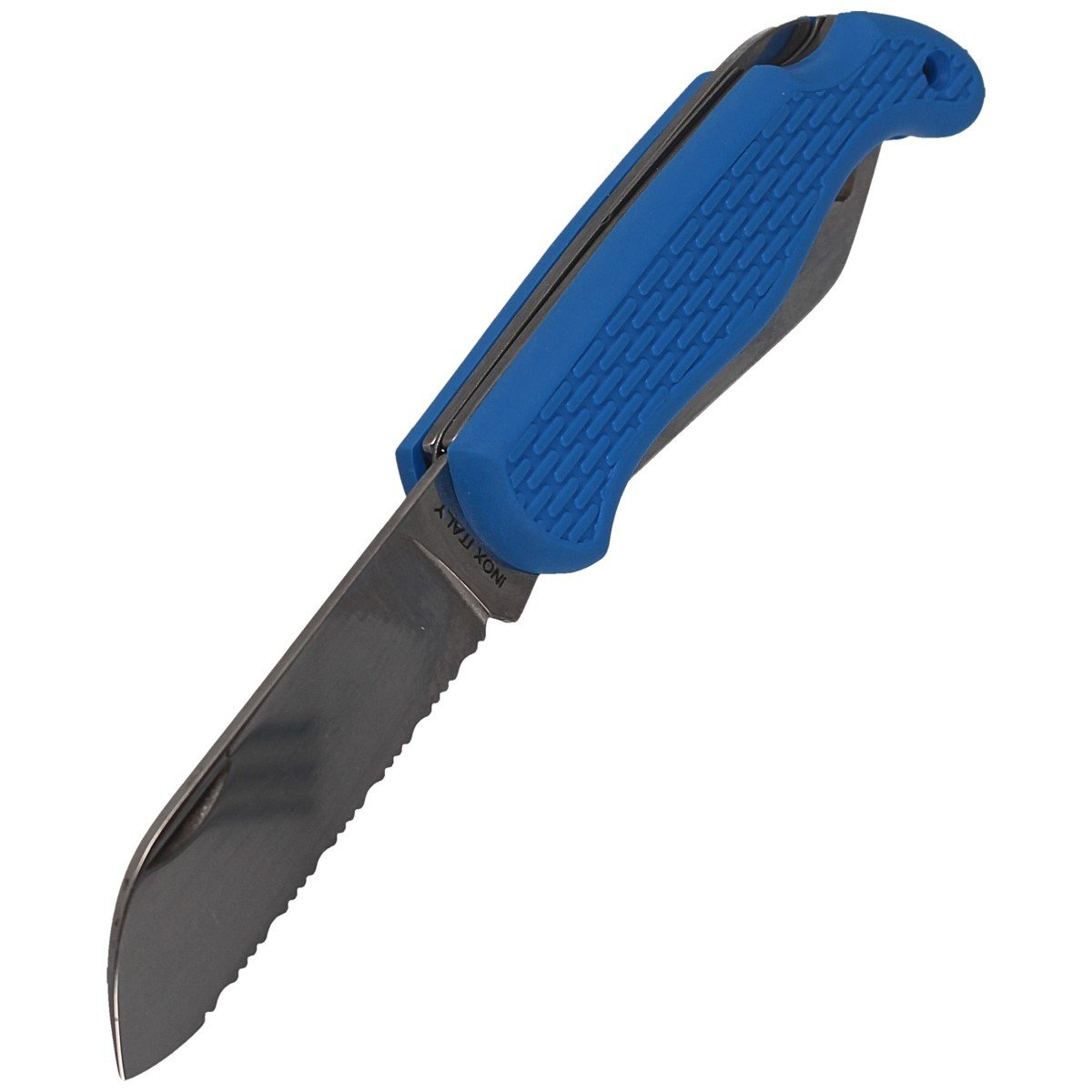 Nóż żeglarski MAC Boat 2 Blue PP-TPE, Satin W 1.4034 7 Nóż żeglarski MAC Boat 2 Blue PP-TPE, Satin W 1.4034-7