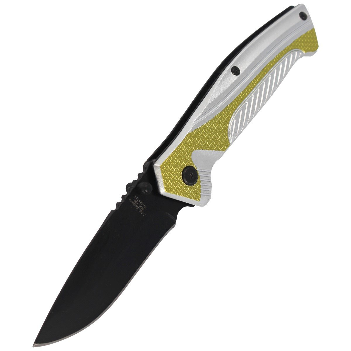 Nóż składany Herbertz Solingen Hit Green / Silver Aluminium, Black Blade (566311) 5 Nóż składany Herbertz Solingen Hit Green / Silver Aluminium, Black Blade (566311)-5