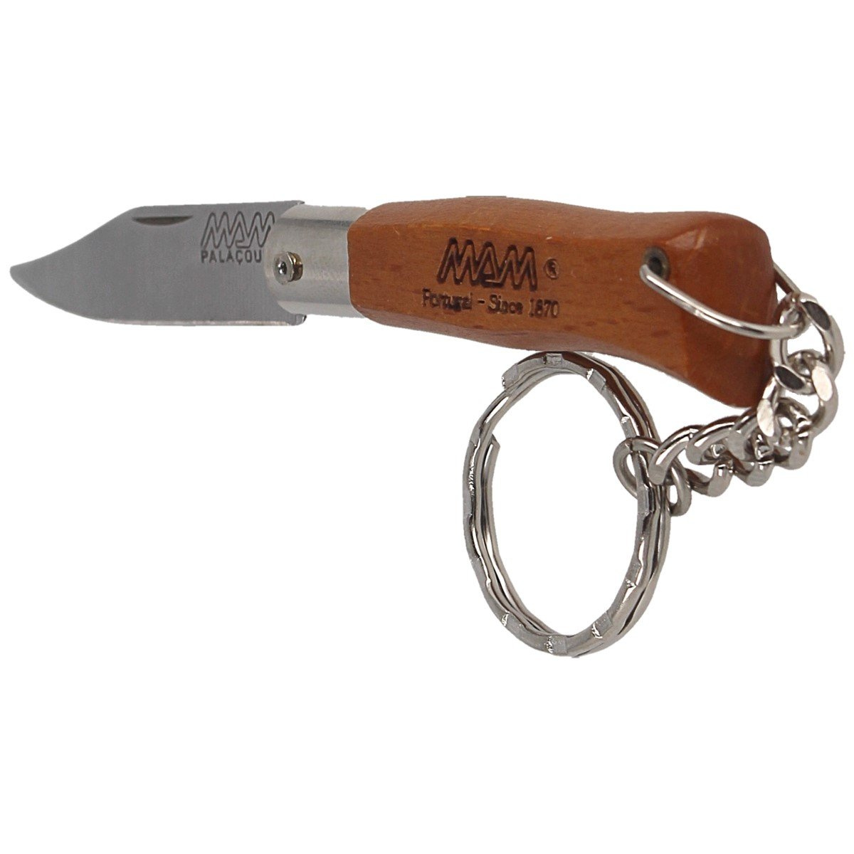Nóż składany brelok MAM Douro Mini Light Beech Wood, Inox HW, Satin 420 (2002-LW) 4 Nóż składany brelok MAM Douro Mini Light Beech Wood, Inox HW, Satin 420 (2002-LW)-4