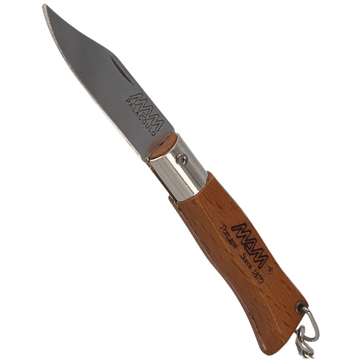 Nóż składany brelok MAM Douro Mini Light Beech Wood, Inox HW, Satin 420 (2002-LW) 5 Nóż składany brelok MAM Douro Mini Light Beech Wood, Inox HW, Satin 420 (2002-LW)-5