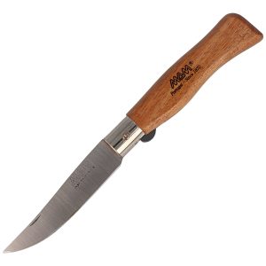 Nóż składany MAM Douro Big Blade Lock Light Beech Wood, Brass HW, Satin 420 (2008-LW)-1