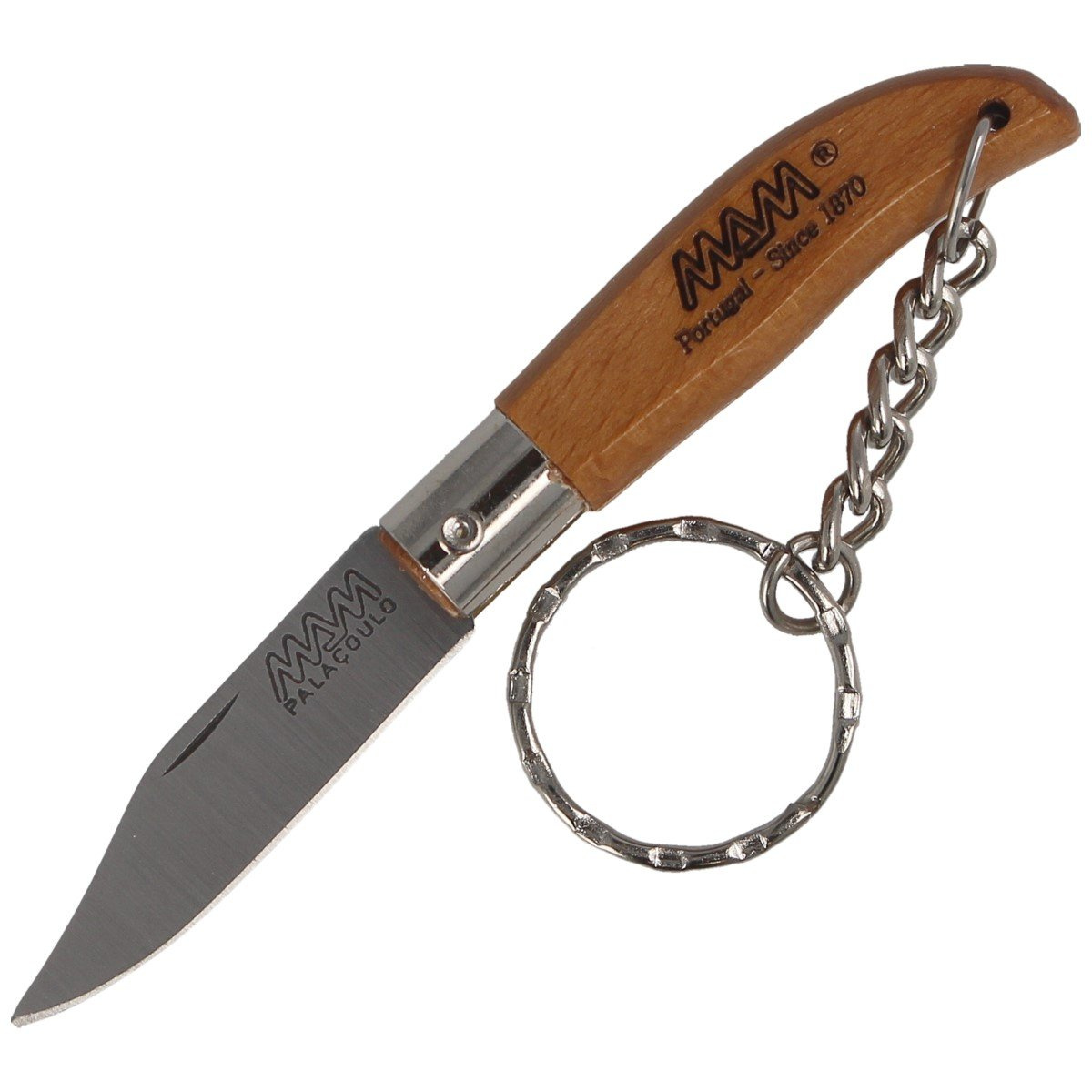 Nóż składany brelok MAM Iberica Mini, Dark Beech Wood, Inox HW, Satin 420 (2000-DW) 1 Nóż składany brelok MAM Iberica Mini, Dark Beech Wood, Inox HW, Satin 420 (2000-DW)-1