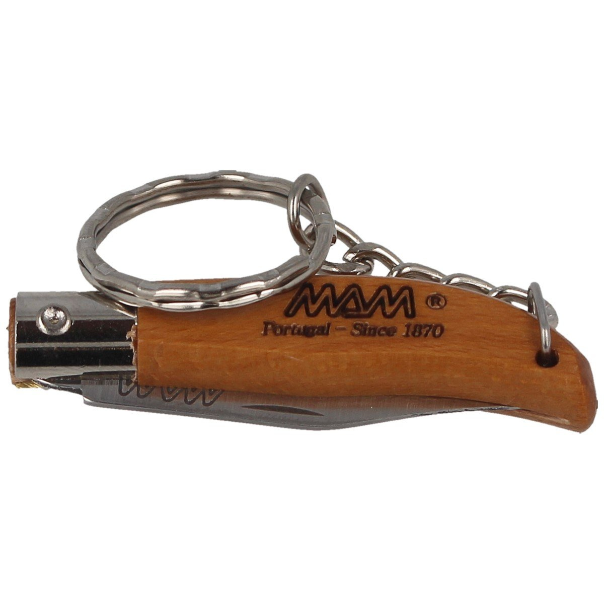 Nóż składany brelok MAM Iberica Mini, Dark Beech Wood, Inox HW, Satin 420 (2000-DW) 7 Nóż składany brelok MAM Iberica Mini, Dark Beech Wood, Inox HW, Satin 420 (2000-DW)-7